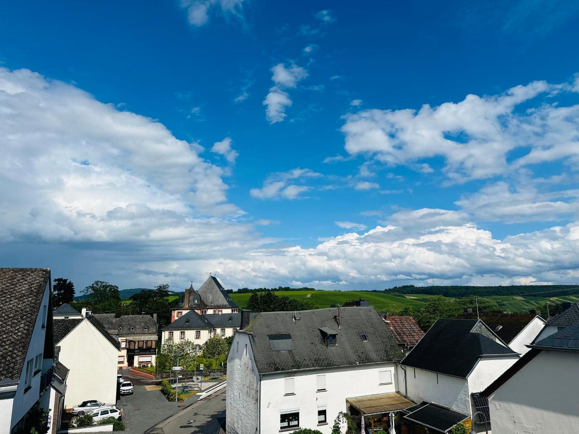 Neue Fewo Mit Schlossblick - Urlaub Im Wein- Und Ferienort Bekond Esterno foto